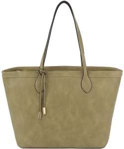 Fashion Shopper Tote Bag LH127-Z OLIVE